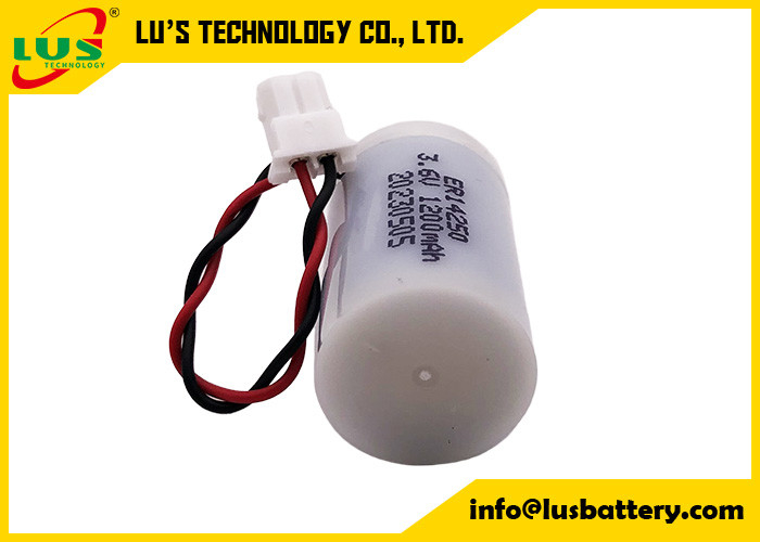 ER14250 3.6V 1200mAh 1/2-AA Célula BOBBIN ER14250 1/2 AA 3.6V Bateria primária de lítio
