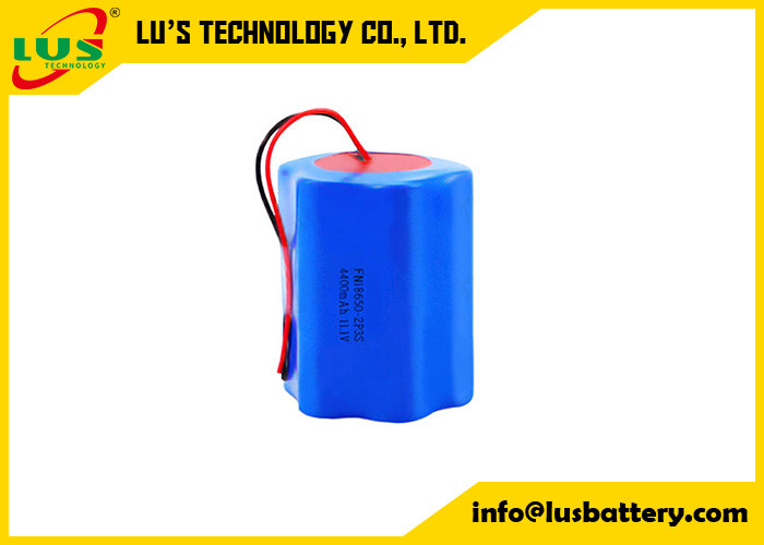18650 2500 Mah 3s2p 11.1 V 5000 Mah 55.5wh Bateria recarregável de lítio 18650 com tamanho OEM