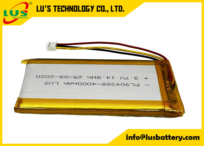 Bateria de lítio polímero 3,7V 4000mAh LP904388 14,8Wh 3,7v 4000mah Bateria de íons de lítio 904388