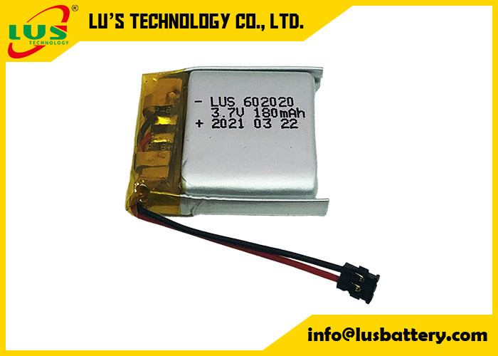 Bateria LiPo LP602020 3.7V 180mAh para Flying Spinner Bateria de li-polímero de alta densidade de energia LP602020