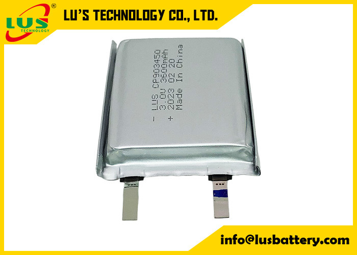 CP903450 Bateria de lítio de 3,0 V Bateria ultra fina Bateria suave Bateria de lítio manganês fina Para RFID IoT/Lora/LPWAN/NB-IOT