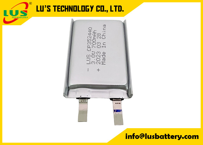 CP352440 Química Bateria de dióxido de lítio e manganês de 3,0 volts Bateria ultra fina de Li-Mno2 para leitor remoto CP352540