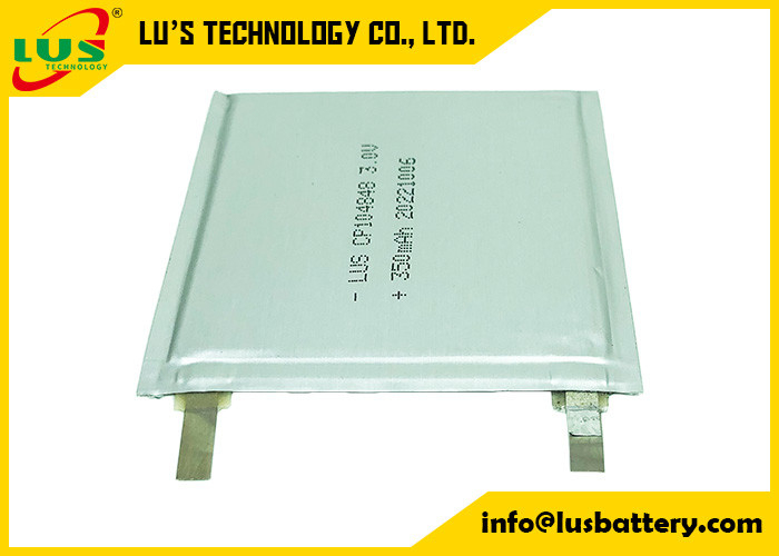 CP104848 3.0V 400mAh Limno2 Ultra Thin Não recarregável Soft Li-Mno2 Bateria de lítio plana 104848