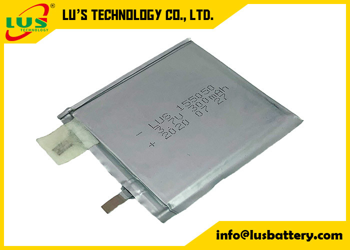 3.7v 1.11wh bateria de lipo 300mah Ultra Célula fina Baterias recarregáveis de lítio polímero LP155050