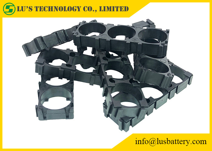 3pcs 1x3 18650 Battery Spacer Portador de plástico 3×1 Battery Cell Spacer/Portador de um espaçador de bateria cilíndrico 21700
