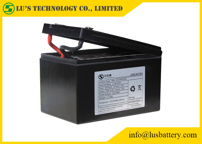 Bateria recarregável de ciclo profundo 12V 10Ah de lítio LiFePO4 Bateria de 12 volts 10Ah projetada para LiFePO4