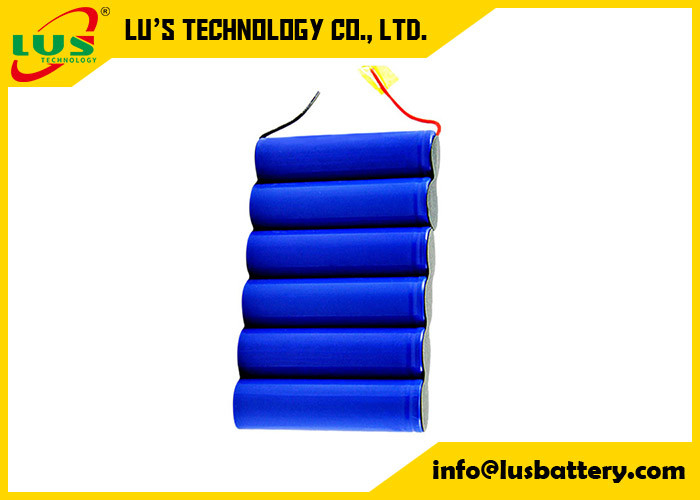 Bateria recarregável de íons de lítio 7.4V 6600mAh bateria de íons de lítio fazer com ICR18650 CELL