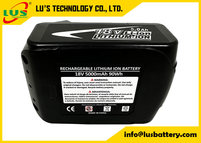Substituição de bateria de iões de lítio de 18 V de 5,0 ah para M A K BL1850B Bateria de 18 V de 5,0 Ah OEM
