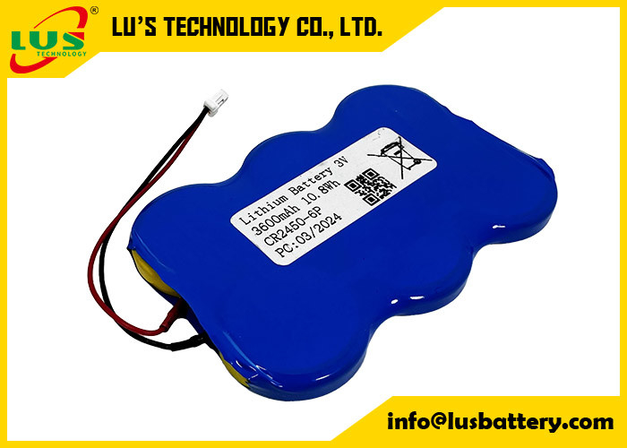 CR2450 em paralelo CR2450-6P Bateria de bateria de botão de lítio 3V personalizada