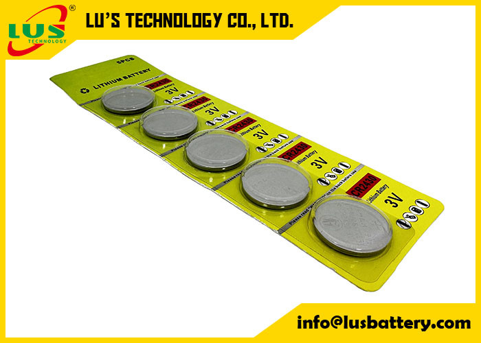 CR2430 Lithium Coin Button Bateria de célula de 280mah substituição se encaixa CR2430 L20 Bateria de 3 volts