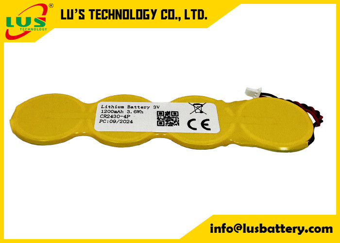 Ses-imagotag mriergy 3v 1200mah CR2430 limno2 bateria de célula de moeda OEM CR2430-4P