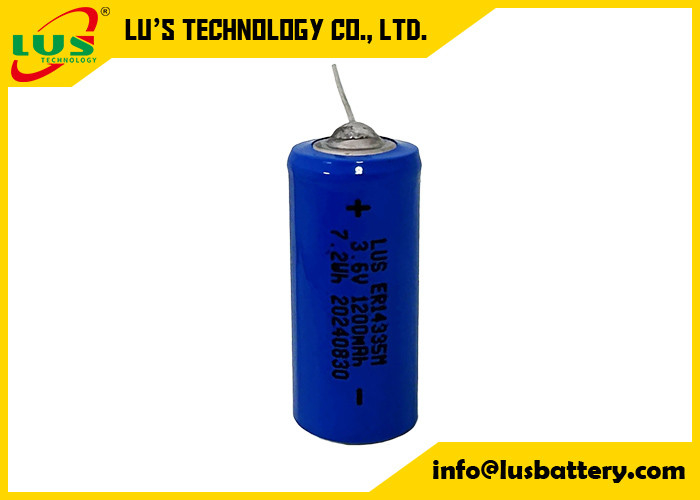 ER14335M 3.6v 2/3AA 1200mAh lisocl2 bateria com bateria de lítio de alto dreno ER14335M