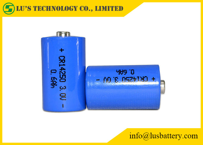 Bateria descartável do tamanho 1/2AA 600 mAh CR14250 3V da bateria de lítio CR14250 para a lanterna elétrica