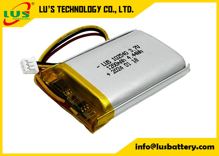 Bateria lipolímero 4.44Wh 3.7 V Baterias Lipo 1200mAh LP102540 Bateria de lítio 3.7Volt bateria