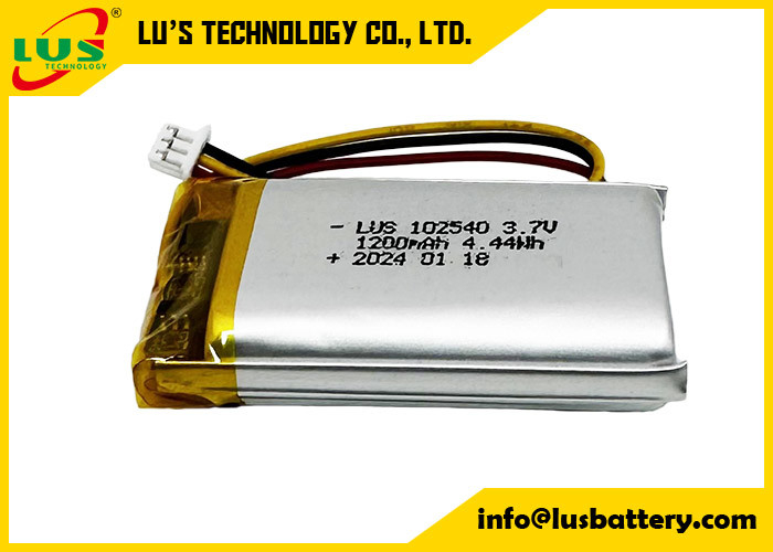 Bateria lipolímero 4.44Wh 3.7 V Baterias Lipo 1200mAh LP102540 Bateria de lítio 3.7Volt bateria