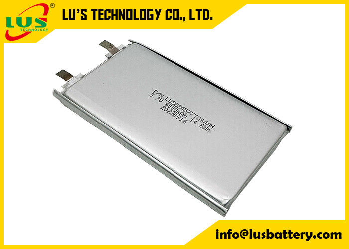 3.7V Bateria Li-Polymer 4000mAh Bateria de íons de lítio 3.6V bateria LP824577 bateria lipo OEM