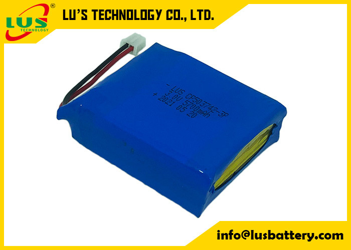 Customizado 3.0V 5700mAh Bateria de lítio primária macia CP503742-3P limno2 bateria 3V