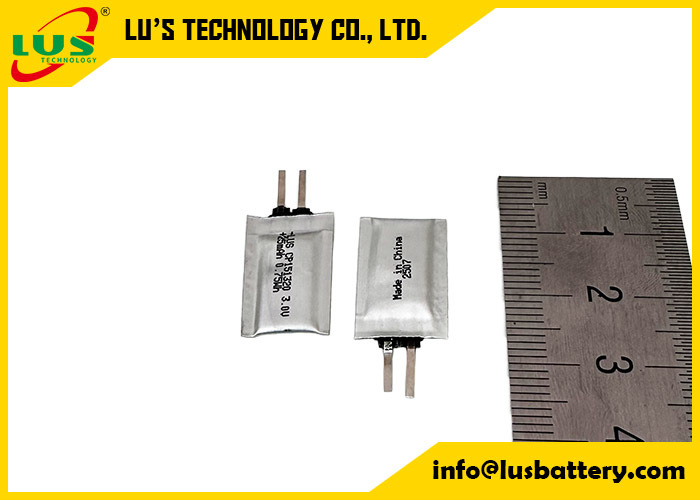 Bateria de célula ultra fina 3.0V 25mAh Cp151320 Bateria primária de lítio CP151220 bateria limno2