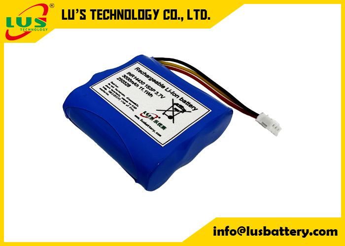 3Bateria recarregável de.7V 3000mah 14430 1S3P bateria de íons de lítio 3.6volt bateria OEM