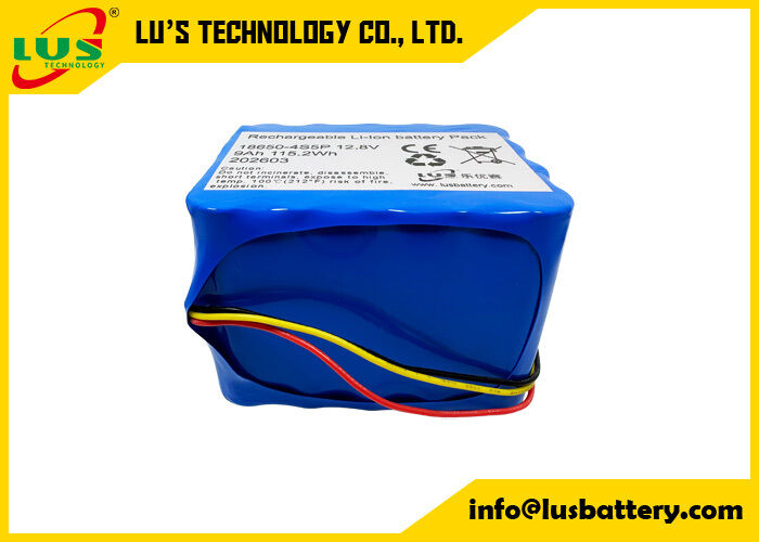 12V 9Ah battery 12.8V 9000mah lithium ion battery pack custom 12Volt battery factory