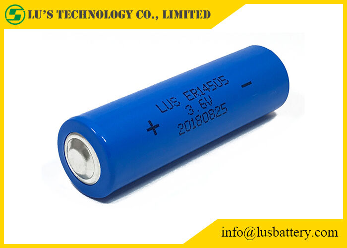 As baterias descartáveis da bateria 3.6v 2400mah do cloreto de Thionyl do lítio do AA 3,6 V 2.4Ah do tamanho ER14505 fazem sob medida o AA