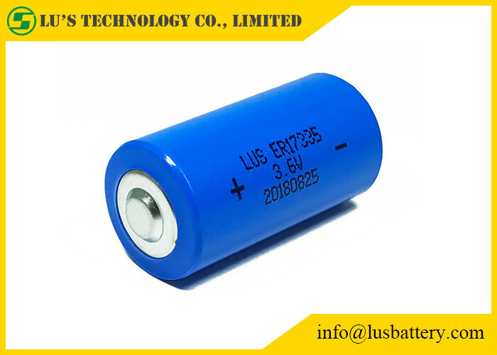 Armazenamento de medida de serviço público ER17335 1900mah 3.6V da pilha 30C do cloreto de Thionyl do lítio