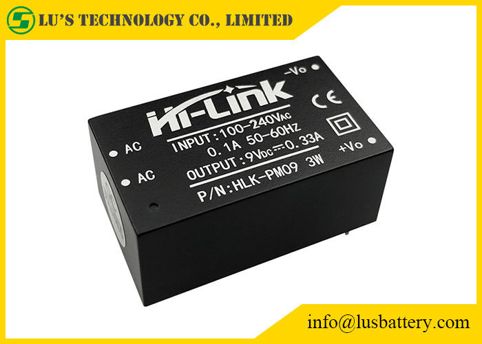 C.C. 220V da C.A. ao módulo de fonte de alimentação HLK-PM09 do interruptor de 9V 0.3A 3W