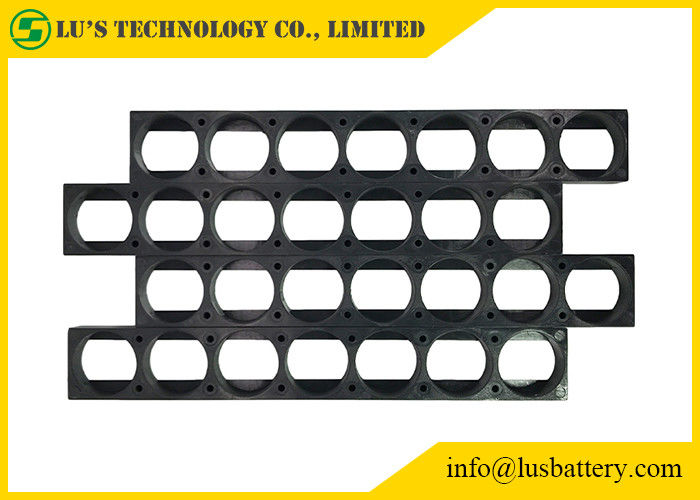 7P PC do ABS do suporte da bateria dos espaçadores DIY para pilhas 18650 26650 32650 21700