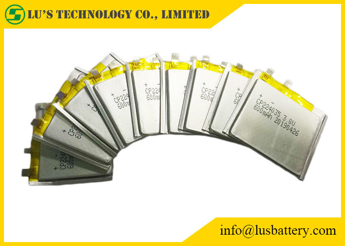 550mah bateria de lítio fina ultra magro da bateria CP224035 3.0V para sistemas de alarme