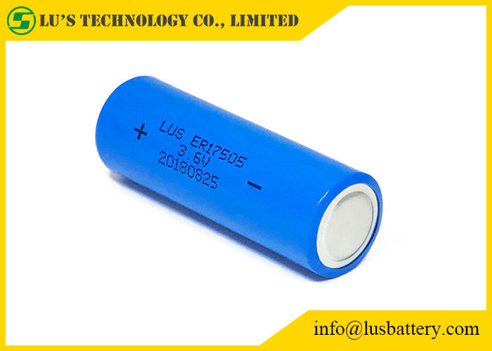 3.6V 3400mah Li Socl 2 baterias do tamanho Lisocl2 da bateria de lítio ER17500 A