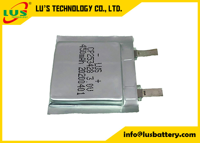 Bateria preliminar flexível CP253428 do polímero de 450mah LiMnO2 para a etiqueta da injeção
