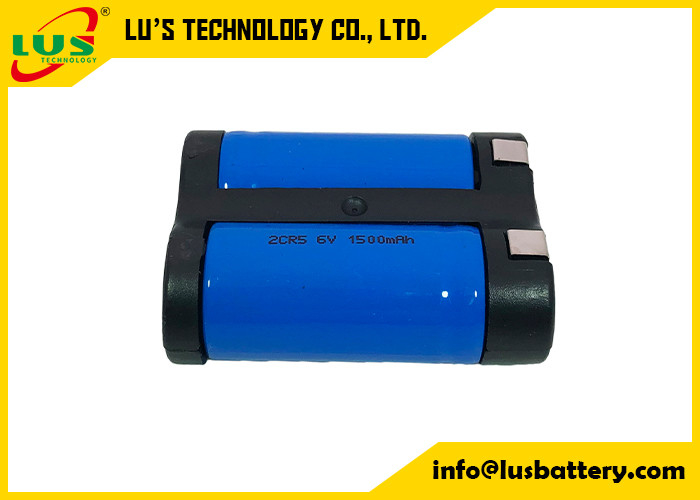 6,0 de lítio da bateria 2CR5 3V 1500mah EL2CR5BP 6v DL245 do lítio volts de bateria da câmera