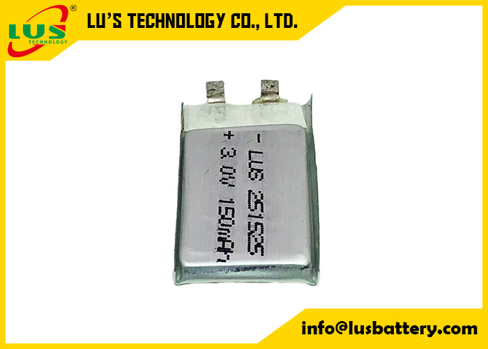 3v 150mah reduzem ultra o lítio Ion Battery For Digital Camera CP251525 da bateria de Li MnO2