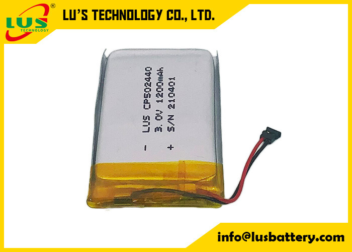 bateria CP502440 do lítio Mno2 de 3.0V 1200mAh para produtos de RTLS