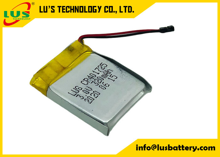 pilha de bateria de 3V 320mah Limno2 com o conector dos fios para a aplicação Smart Card da montagem do PWB